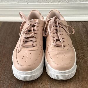 Nike Women’s Blush Pink Air Force 1’s